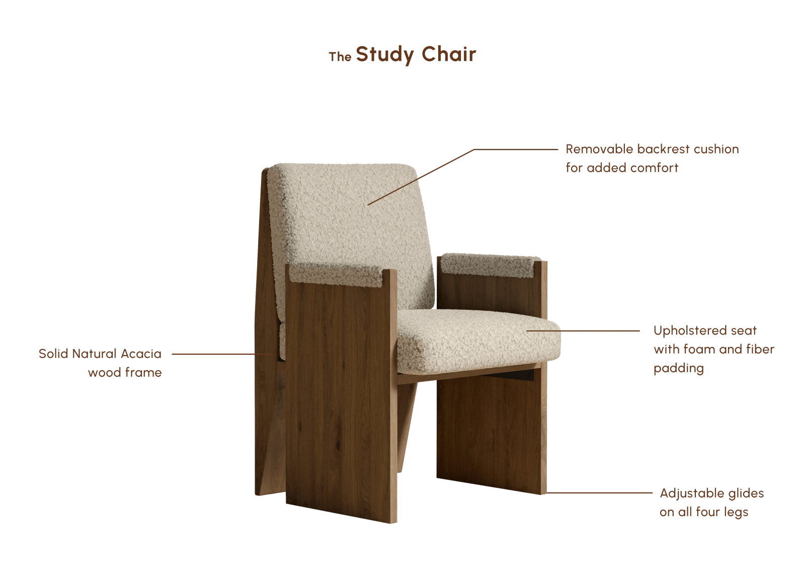 Study Chair by Maria Sharapova Details