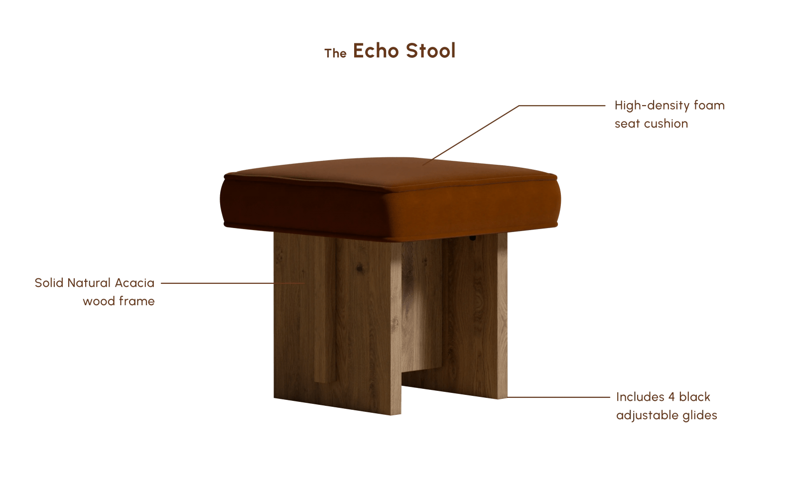 Echo Stool by Maria Sharapova Details