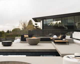 Arya Outdoor Modular featuring Francis End Table Arya Outdoor Modular featuring Francis End Table