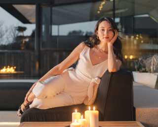 Arya Outdoor Modular featuring Francis End Table Arya Outdoor Modular featuring Francis End Table