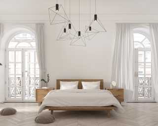 Asher Bed Staged - Ash