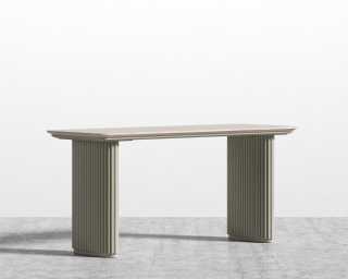 Athena Desk 63 - Alabaster - Travertine Athena Desk 63 - Alabaster - Travertine