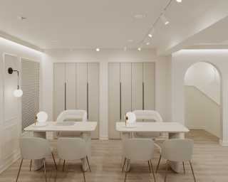 Athena Desk Scene featuring Iris Chair Athena Desk Scene featuring Iris Chair