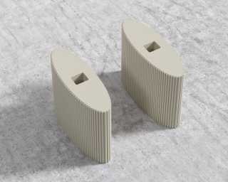 Athena Standing Desk - Base - Alabaster Matte Lacquer Athena Standing Desk - Base - Alabaster Matte Lacquer