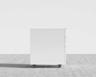 Augustus Storage Unit - Glossy White Lacquer Augustus Storage Unit - Glossy White Lacquer