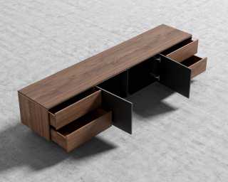 Augustus TV Stand - Walnut Augustus TV Stand - Walnut