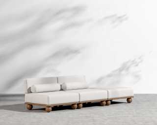 Bali Outdoor Open-End Sofa - Palisades