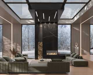 Berllin Modular Sectional Scene in Sage 