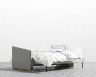 Bristol Futon - Modern Felt - Alesund - Brass legs