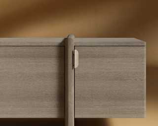 Cassia Entry Console - Grey Oak Cassia Entry Console - Grey Oak