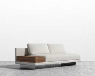 Dresden Armless Sofa with Side Table - Modern Felt - Alesund Dresden Armless Sofa with Side Table - Modern Felt - Alesund
