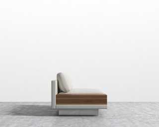Dresden Armless Sofa with Side Table - Modern Felt - Alesund Dresden Armless Sofa with Side Table - Modern Felt - Alesund