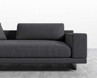 Dresden Right Arm Sofa - Plush Weave Narwhal Dresden Right Arm Sofa - Plush Weave Narwhal