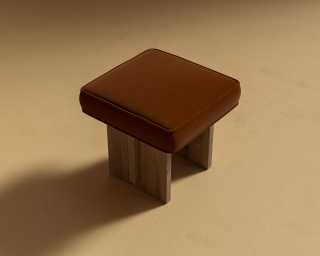 Echo_Stool_Mohair_Cognac