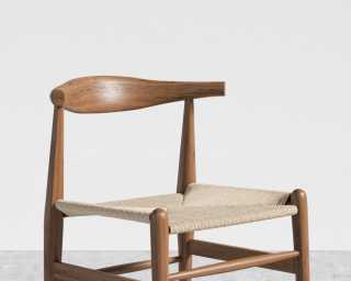 Elbow Chair – Woven - Walnut