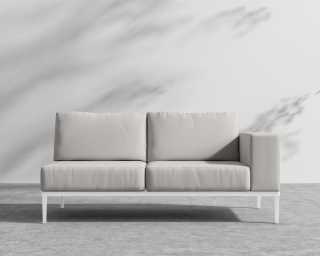 Francis 2 Seater Right Arm - Palisades - White 