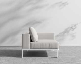 Francis 2 Seater Right Arm - Palisades - White 