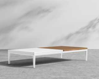 Outdoor Francis Coffee Table - White Frame Outdoor Francis Coffee Table - White Frame