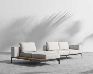 Francis Outdoor Modular - Black Frame - Palisades Francis Outdoor Modular - Black Frame - Palisades