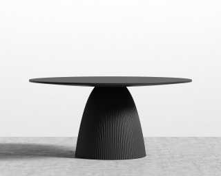 Gallus Dining Table - Black Concrete - 63" Gallus Dining Table - Black Concrete - 63"
