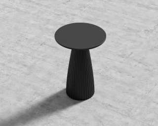 Gallus Side Table - Black Concrete Gallus Side Table - Black Concrete