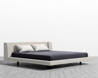 Harper Bed - King - Chatou Boucle - Pearl