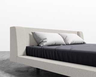 Harper Bed - King - Chatou Boucle - Pearl