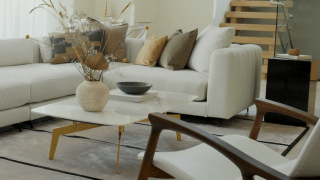 Liza Side Table - Marble