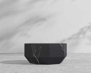 Leia Outdoor Coffee Table – Black Pietra Ceramic Leia Outdoor Coffee Table – Black Pietra Ceramic