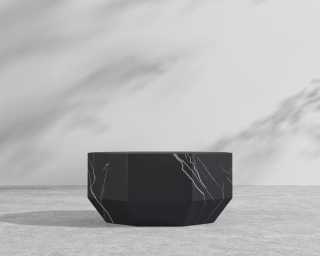 Leia Outdoor Coffee Table – Black Pietra Ceramic Leia Outdoor Coffee Table – Black Pietra Ceramic