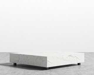Liza Coffee Table - Carrara Marble 40x40