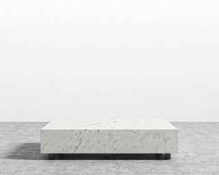 Liza Coffee Table - Carrara Marble 40x40