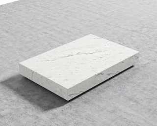 Liza Coffee Table - Carrara Marble 60x40