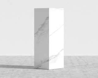 Liza_Pedestal_White_Calacatta_Ceramic