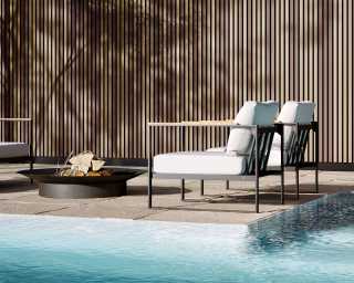 Louis Armchair and Louis Sofa Scene 