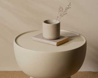 Maria Side Table - Alabaster