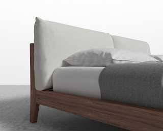 Mikkel Bed - King - Walnut - Alesund Mikkel Bed - King - Walnut - Alesund