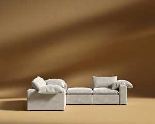 Nuvo_L_Sectional_Venice_Vegan_Suede - Latte
