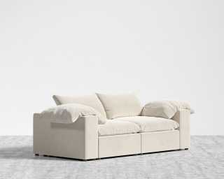 Nuvo_Sofa_Plush_Velvet - Cloud