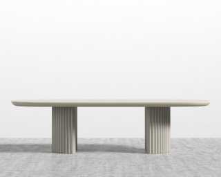 Osten Table - 120" - Alabaster Lacquer Osten Table - 120" - Alabaster Lacquer