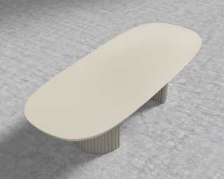 Osten Table - 120" - Alabaster Lacquer Osten Table - 120" - Alabaster Lacquer
