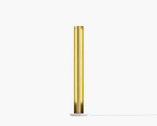 Roma Floor Lamp - Brass - White Marble Roma Floor Lamp - Brass - White Marble
