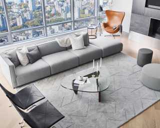 Arya Modular Sectional - Left Hand Facing - Plush Weave Porpoise Arya Modular Sectional - Left Hand Facing - Plush Weave Porpoise