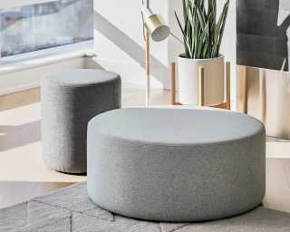 Nova Pouf in Stockholm and Nova Pouf - Large in Oslo Nova Pouf in Stockholm and Nova Pouf - Large in Oslo