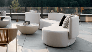 Tano Outdoor Curved Modular Sofa