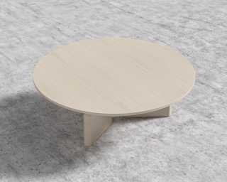 Trio Coffee Table - Washed Natural Oak Trio Coffee Table - Washed Natural Oak