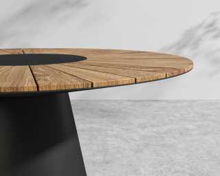 Winston Outdoor Dining Table - Black Winston Outdoor Dining Table - Black