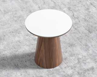 Winston Side Table - Lacquer Glass Top
