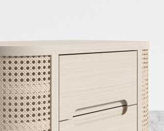 Wishbone Nightstand - Washed Natural Oak Wishbone Nightstand - Washed Natural Oak