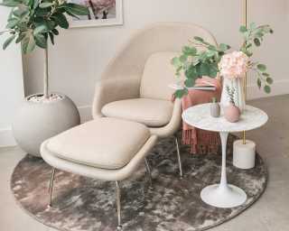 Tulip Side Table - Carrara